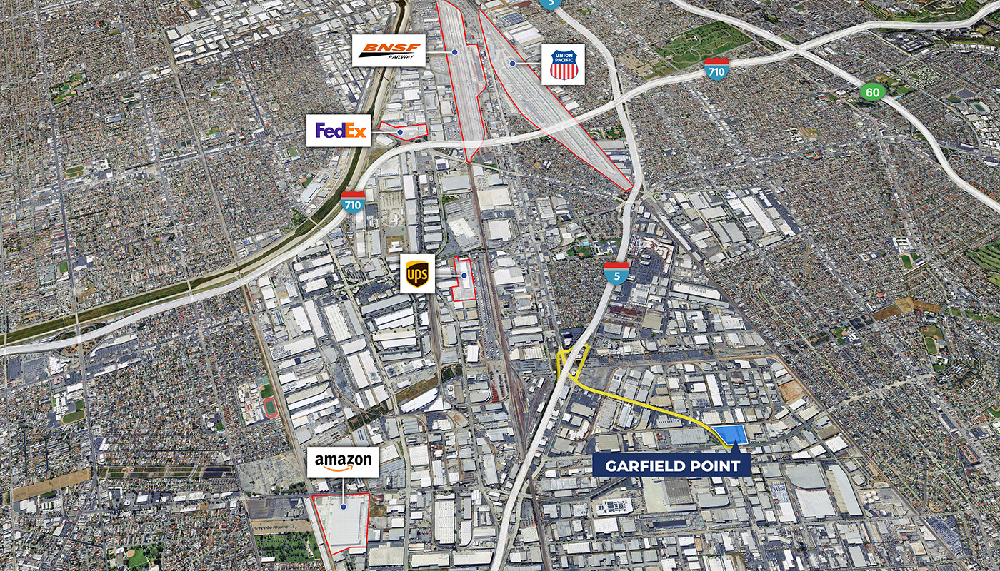 Garfield Point - Freeway Proximity Aerial